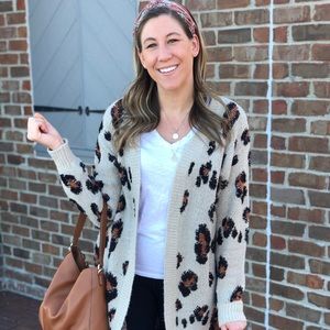 Leopard cardigan